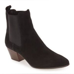 Sam Edelman Black Suede Ankle Boots Reesa women’s size 8.5  8 1/2